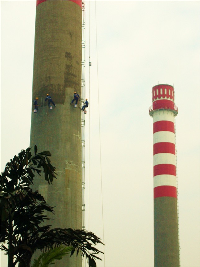 煙囪加固施工不可缺少的防護設備